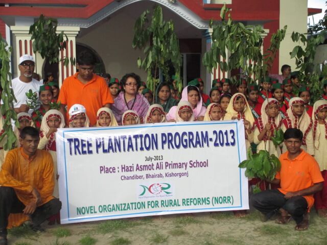 Tree Plantation Program at Novel Organization for Rural Reforms